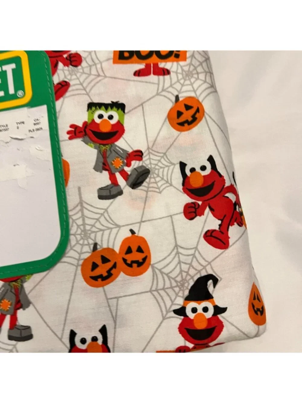Sesame Street Elmo Halloween Sheet Set - Sz Full - NWT
